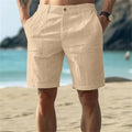 Men's Cotton Linen shorts Pants Male Summer Breathable | SAMAG