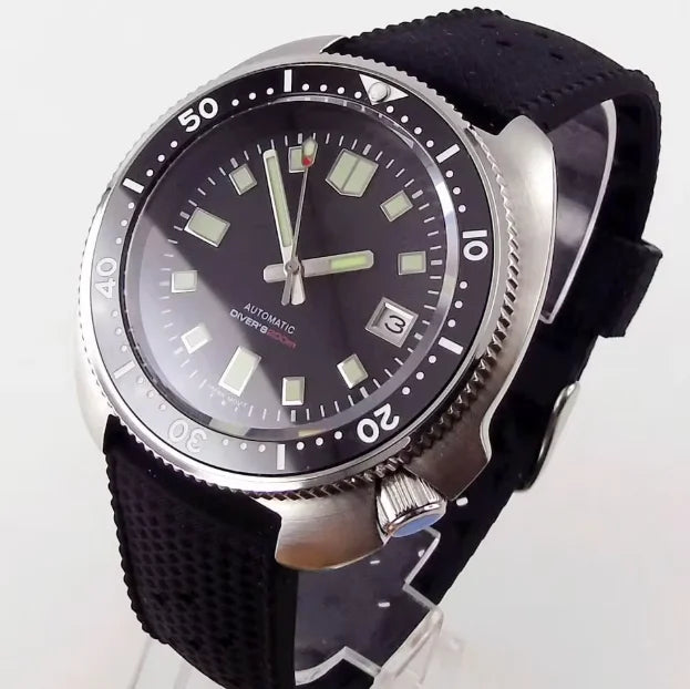 Tandorio 44mm Men's Automatic Mechanical Dive Watch Miyota 8215 PT5000 200M Waterproof Sapphire Glass Date - Visuel 7 | SAMAG