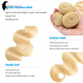 613 Human Hair Bundles 12A Body Wave Bundles Honey Blonde Bundles 100% Human Hair Extensions Remy Brazilian Raw Hair Bundles
