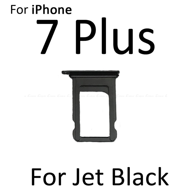 Sim Card Tray For iPhone 7 8 Plus Sim Holder Slot Replacement Parts