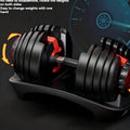 Used Custom 90LB 40KG Adjustable Dumbbell Weights | SAMAG