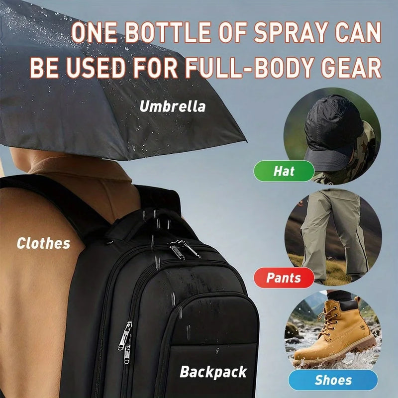 Nano Waterproof Spray, Protects Jackets, Shoes, Fabric, Bags and Outdoor Gear from Rain, Snow and Stains