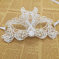 1pcs Hot Sale White Sexy Lace Half Face Masks Various Styles Halloween Masquerade Party Dance Mask Costume