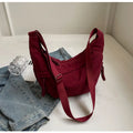 Leisure Unisex Crossbody Bags Summer New Campus Sports Style Shoulder Hobos Bag Solid Color Large Capacity Messenger Bag