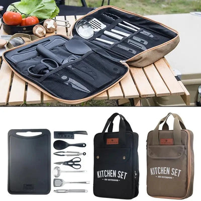 Camping Kitchen Cookware Set Portable Outdoor Travel | SAMAG