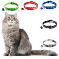Cute Fashion Adjustable Size Cat Head Pattern Reflective with Bells Cat Collar Pet Accessories Kitten Decor Cat Neck Strap