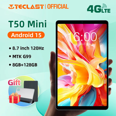 Teclast T50 Mini Android 15 Tablet 8.7" IPS 120Hz G99 | SAMAG
