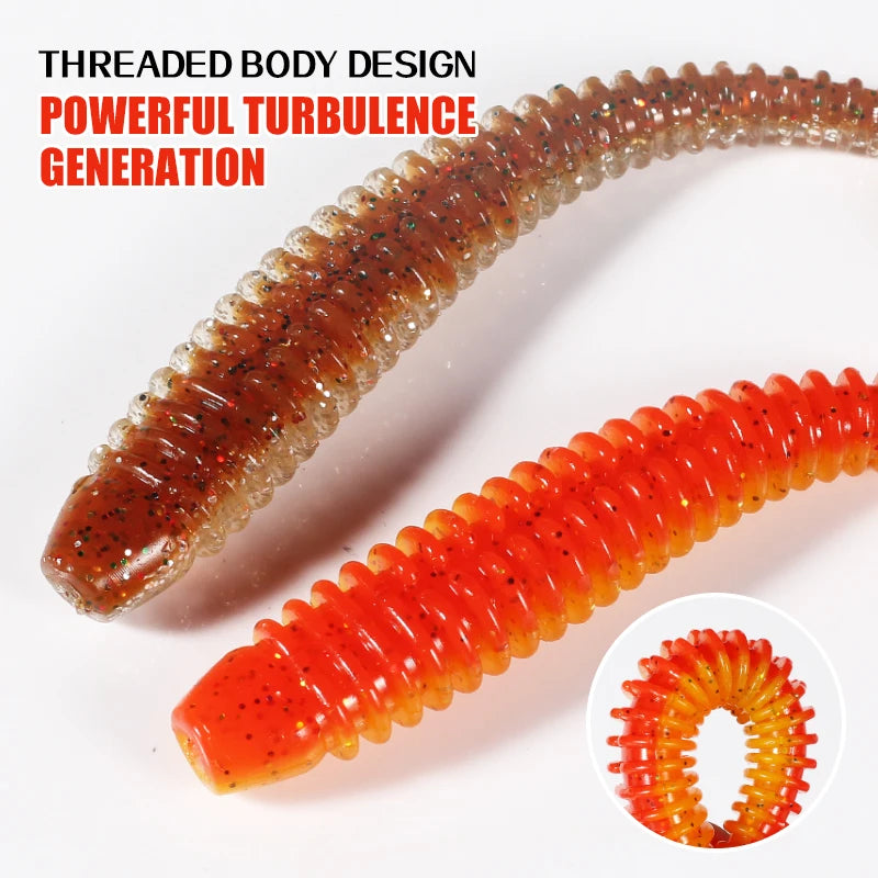 2023 Supercontinent Impact Ring Shad Fishing Lure Soft 20pcs 10pcs 6pcs Plastics Baits Swimbait Jigging Lure Artificial Baits