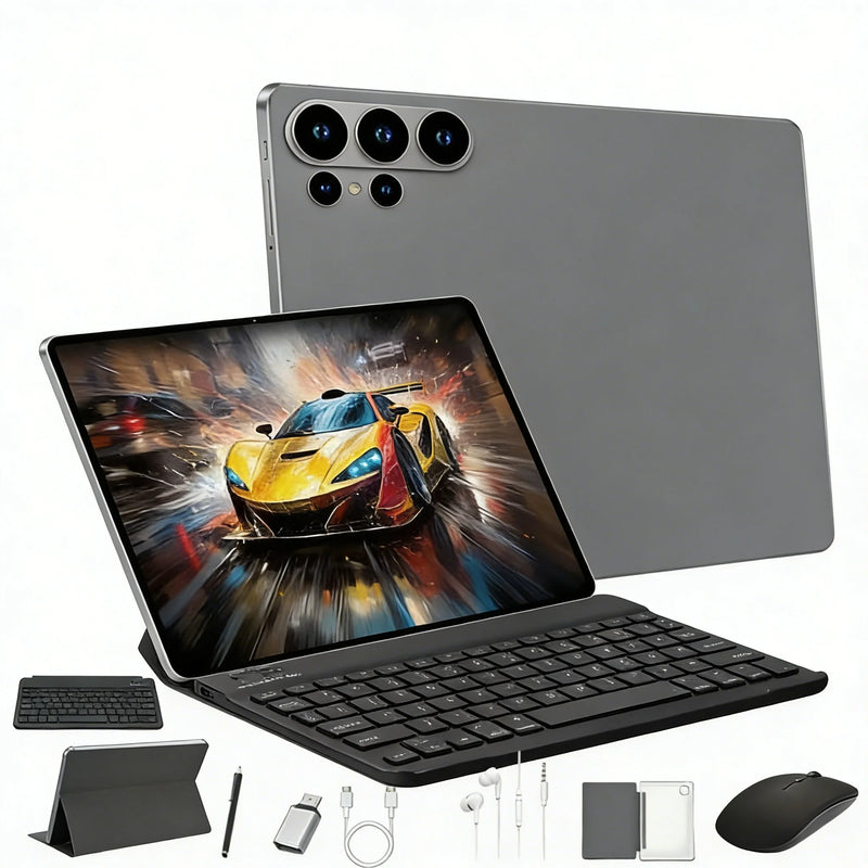 Android 15 Tablet 8GB+256GB, HD Camera Tablet with 4000mAh Battery, Multi-functional Android Pad