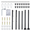 Extra Thick Sun Shade Poles 2 Pack 10FT Strong Steel | SAMAG