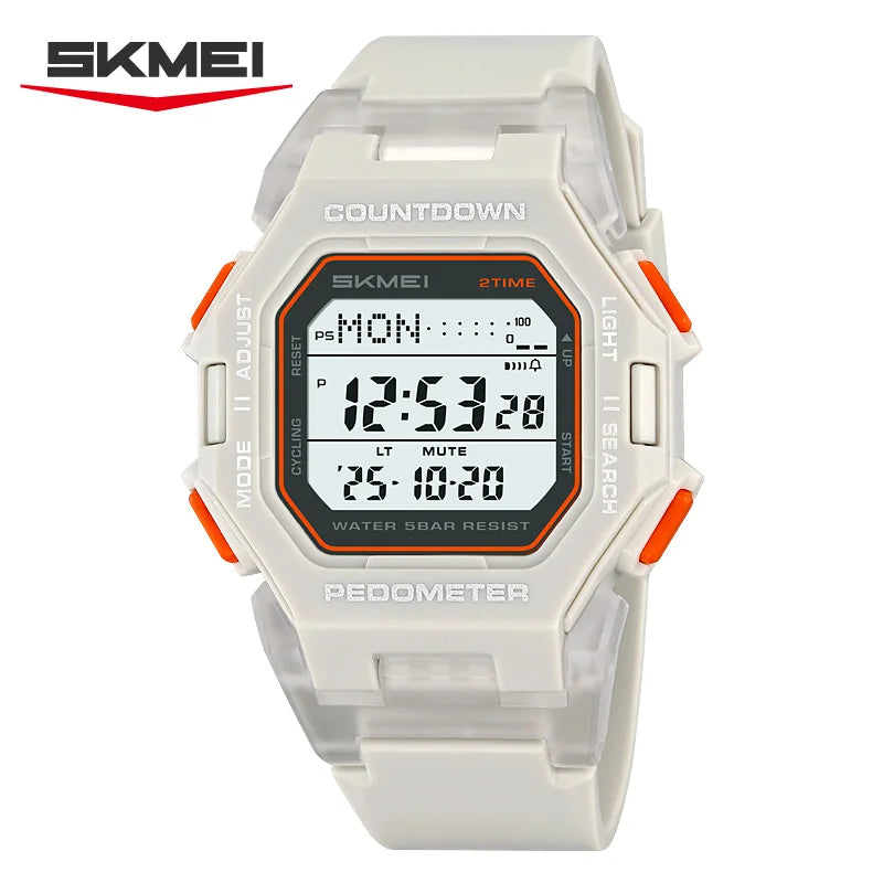 2596 Men Electronic Watch Fashion Alarm Clock Calendar Chronograph Luminous Digital Watches for Man - Visuel 7 | SAMAG