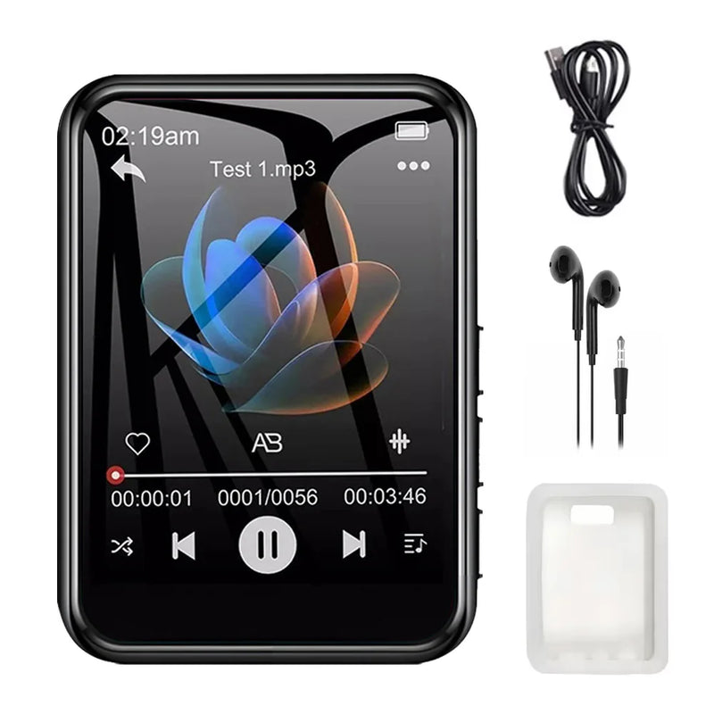 128GB MP3 Player Bluetooth Hi-Fi Music Player 2.4 Inch Touch Screen MP3 Walkman Built-in Speaker Video Recorder Camera MP3