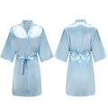 Women's Pure Short Silky Robes Bridesmaid Bride Party | SAMAG