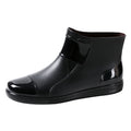 Extra Large Size Men's Rain Boots Anti-Slip Kitchen Work Rubber Shoes Waterproof Summer Boots Slip-On Flat Bottom Shoes