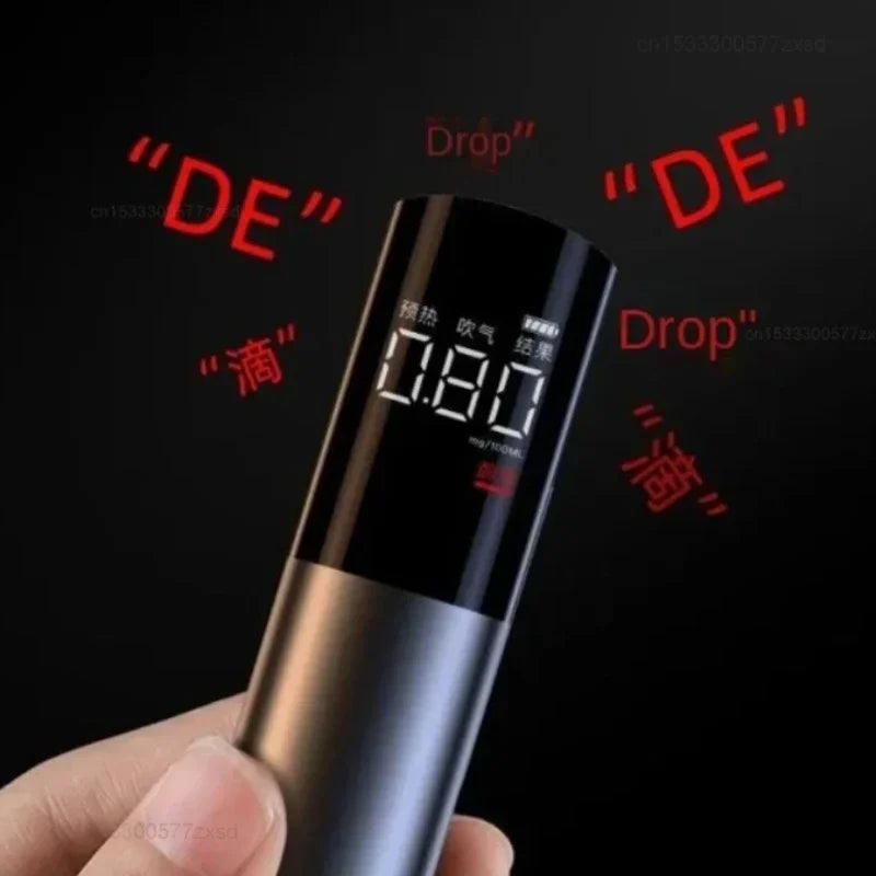 ANMU MIni Auto Alcohol Tester Electronic Breathalyzer LED Display Portable Rechargeable Outdoor - View 4 | SAMAG