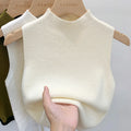 Women Knitted Tank Top Summer Fall Slim Sweater Short - View 3 | SAMAG