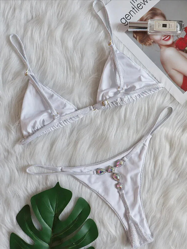 Extreme Mini Micro G String Diamond Bikini Women Swimsuit | SAMAG