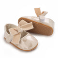 Spring and Autumn Baby Apricot Princess Shoes 0-12 Months Non-Slip Soft Sole Walking Shoes