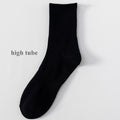 6 Pairs Plus Size EUR45-50 Men Socks Cotton Ankle Black | SAMAG