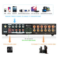 Nobsound M5.1 Digital Bluetooth Receiver 5.1 Channel Coaxial/Optical Home Theater Power Amp U-disk Subwoofer Amplifier