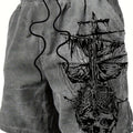 Men's shorts swimming trunks quick-drying pirate skull | SAMAG