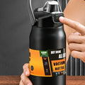 26oz/33oz/40oz/50oz Outdoor Thermos 304 Stainless Steel Thermal Mug Vacuum Flasks Cold and Hot Sports Water Bottle with Straw