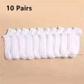 Pairs Solid Color Casual Breathable Socks Boat For Women | SAMAG