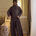 Women's Matching Sets 2026 Spring Long-sleeved Cardigan Casual Solid Color Trousers Temperament Suit Women Women's Suits