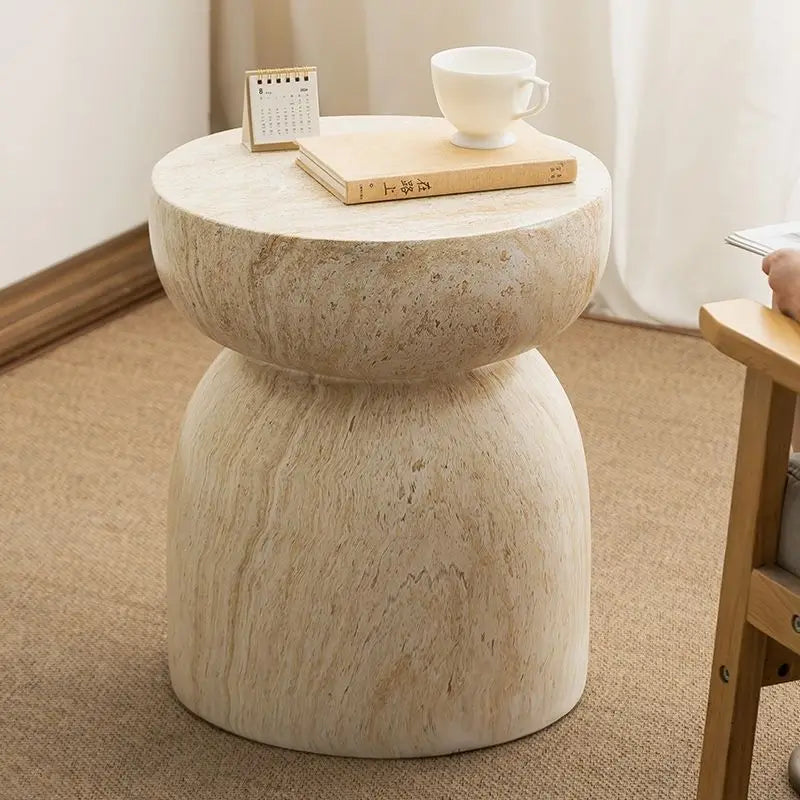 Simple Modern Sofa Side Table Coffee Table Creative Study Round Tables Balcony Art Corner Tables Home Bedroom Bedside Tables