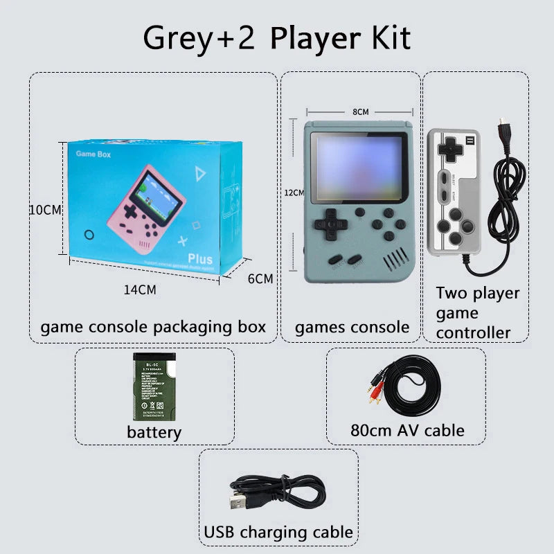 Built-in 500 Handheld Game Player 5.3-inch Handheld Classic arcade retro for Gameboy Output Emulator TV games Video Game Console