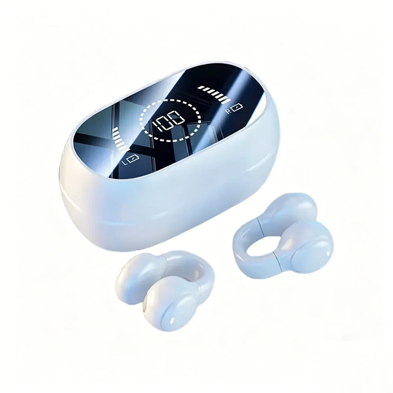 Hot OWS Ear Clip Bone Conduction Wireless Bluetooth Earphone High Sound Quality Sport Game Sleep Earbud Stereo Sound Headphone