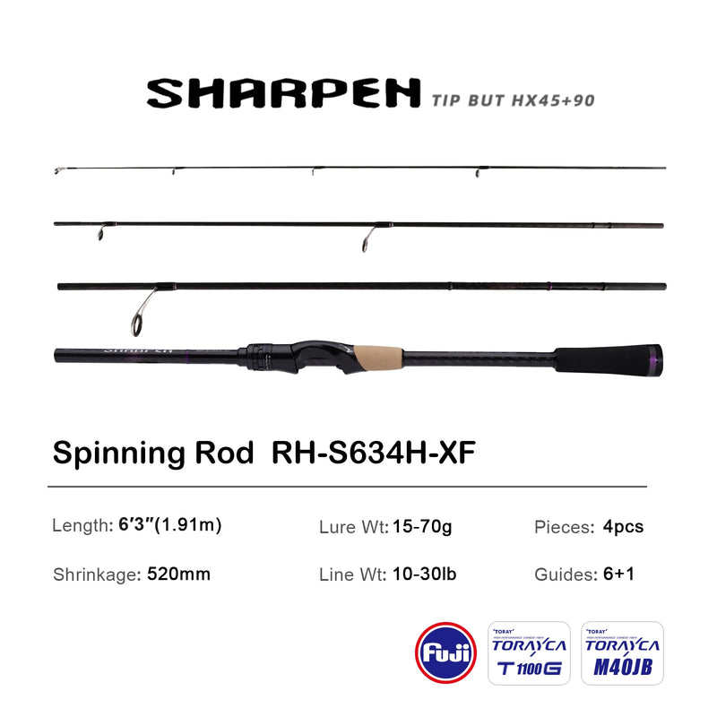 PURELURE SHARPEN Travel Soft Lure Long Spinning | SAMAG