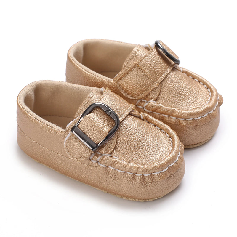 VALEN SINA New Baby Shoes White Christening Baptismal Moccasins Infant Boys Girls Slip-On Peas Shoes Walking Shoes