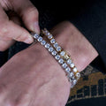 2mm 925 Sterling Silver Moissanite Bracelet 3mm D VVS1 Diamond with GRA for Women Sparkling Wedding Party Fine Jewelry