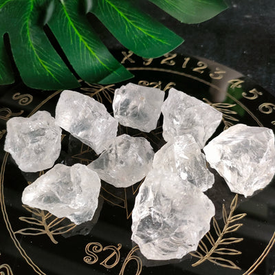 2.5-3.5cm Gorgeous Clear Quartz Healing Rough Natural Raw | SAMAG