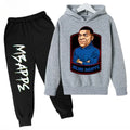 Spring Autumn Children's Hoodie Set Mbappe Print - View 20 | SAMAG