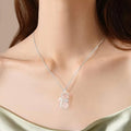 Natural Stone Pendant Cute Cat Pendants Suspension for Girl Amethyst Tiger Eye Green Aventurine Pink Crystal Cat Jewelry F072