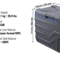 SucceBuy 8L to 75L Car Refrigerator Fridge Portable Icebox Single&Dual Zone w/Blue Tooth Temp Adjustable for Outdoor Camping RV