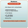 220mAh ( 402025 502025 ) 350mAh ( 502028 602030 ) Battery For Wlmouse Beast X Mini / Teardown Gaming Mouse