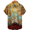 God Jesus Mary Hawaiian Shirts For Men's Crucified | SAMAG