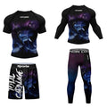 Cody Lundin Durability MMA BJJ Rash Guard Tight Exercise Jogging T - Shirts+Pants 3D Print Compression - View 20 | SAMAG