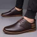 DIMANYU Men Casual Derby Shoes Lace‑Up Business Casual Men's Oxford Shoes Comfort Male Daily Walking Dress Footwear