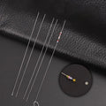 30pcs Metal Beading Needles For Beads Threading String Tambour/Jewelry Bracelet Necklace Making Pins Cord Tools Pins DIY Tool