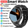 NEW GPS Outdoor fitness NFC Smart Watch 1.5 Inch AMOLED Screen Bluetooth Call IP67 Waterproof Man Smart Watches For Man 2026