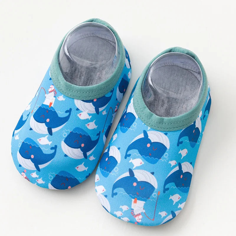 Baby Anti-slip Socks Cute Kids Slippers Newborn Warm Crib Floor Shoes with Rubber Sole Children Boy Toddler Shoes For 0-24Month