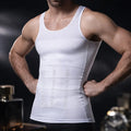 Men's Compression Body Shaper Vest Seamless Slimming Tank Top Waist Trainer Belly Control Undershirt Shapewear for Weight Loss