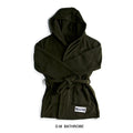Men's Bathrobe Short Style Thick Comfortable Soft Plush Fleece Solid Color Pajama Casual Home Warm Bath Robes