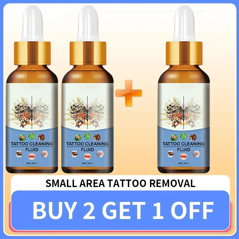 30ml Quick Tattoo Removal Liquid Agent Microblading Bleaching Makeup Permanent Corrector Removal Pigment Tattoo Color Fade Cream