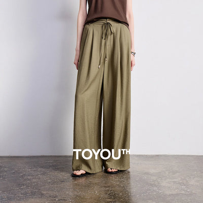 TOYOUTH Women Casual Pants Summer New Bohemian Vacation | SAMAG