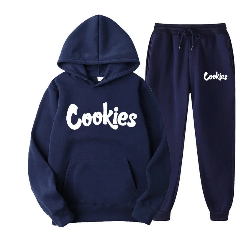 Men and women of the same fashion trend hoodie casual two - piece suit jacket pants brand printing logo size - View 7 | SAMAG